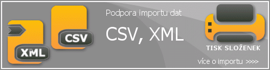 import CSV, XML